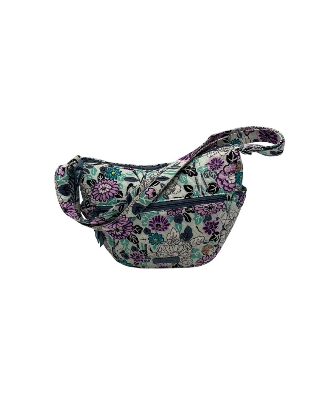Vera Bradley Blue Quilted Fabric Travel Bag